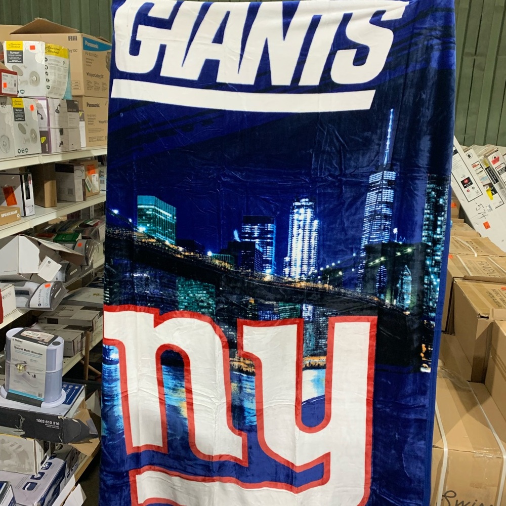 NFL CITY NIGHTS 60X80 THROW NY Giants
